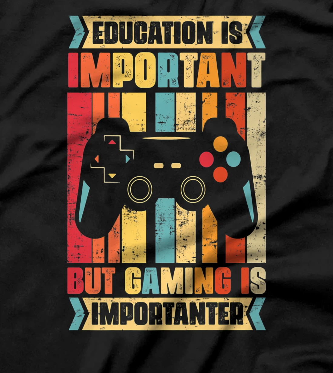 Education Is Important But Gaming Is Importanter Gamer T-Shirt, Women T-Shirt