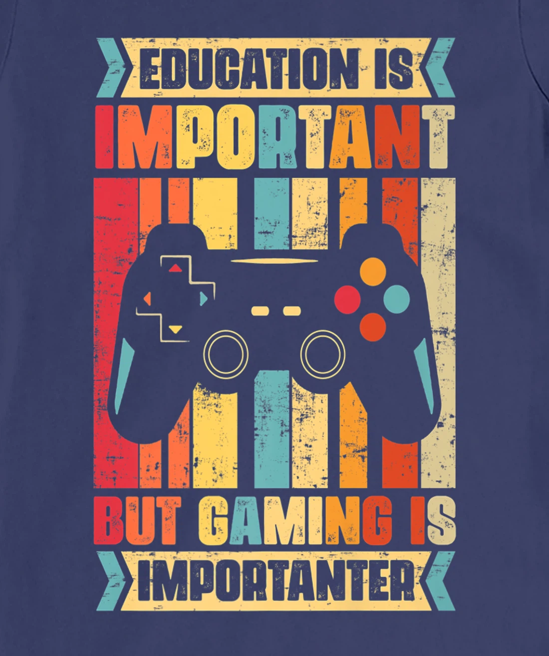 Education Is Important But Gaming Is Importanter Gamer T-Shirt, Women T-Shirt