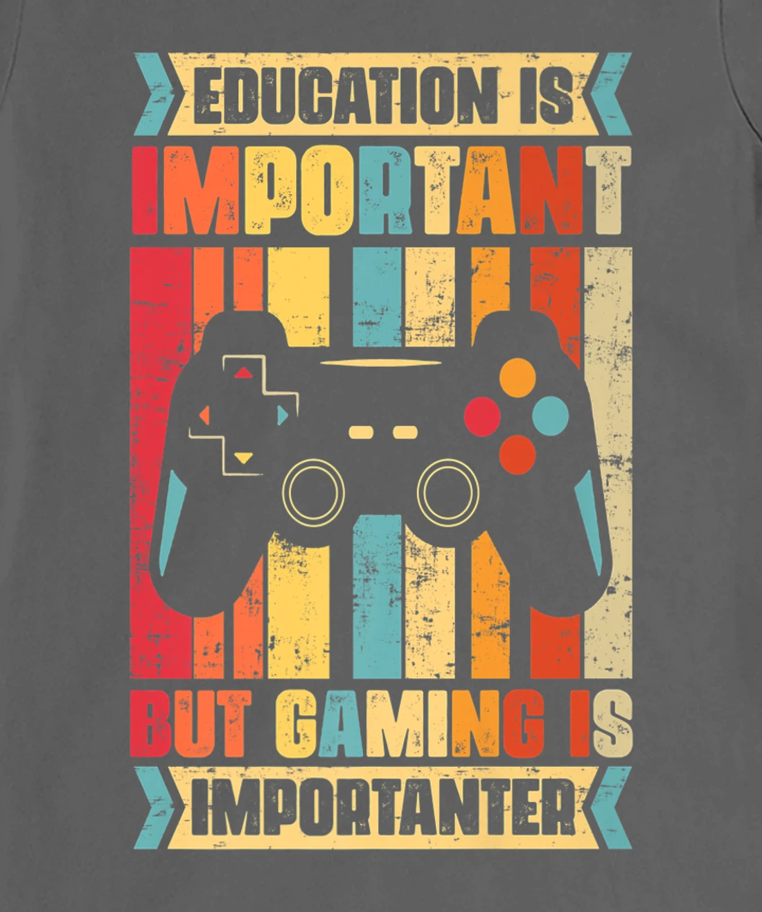 Education Is Important But Gaming Is Importanter Gamer T-Shirt, Women T-Shirt