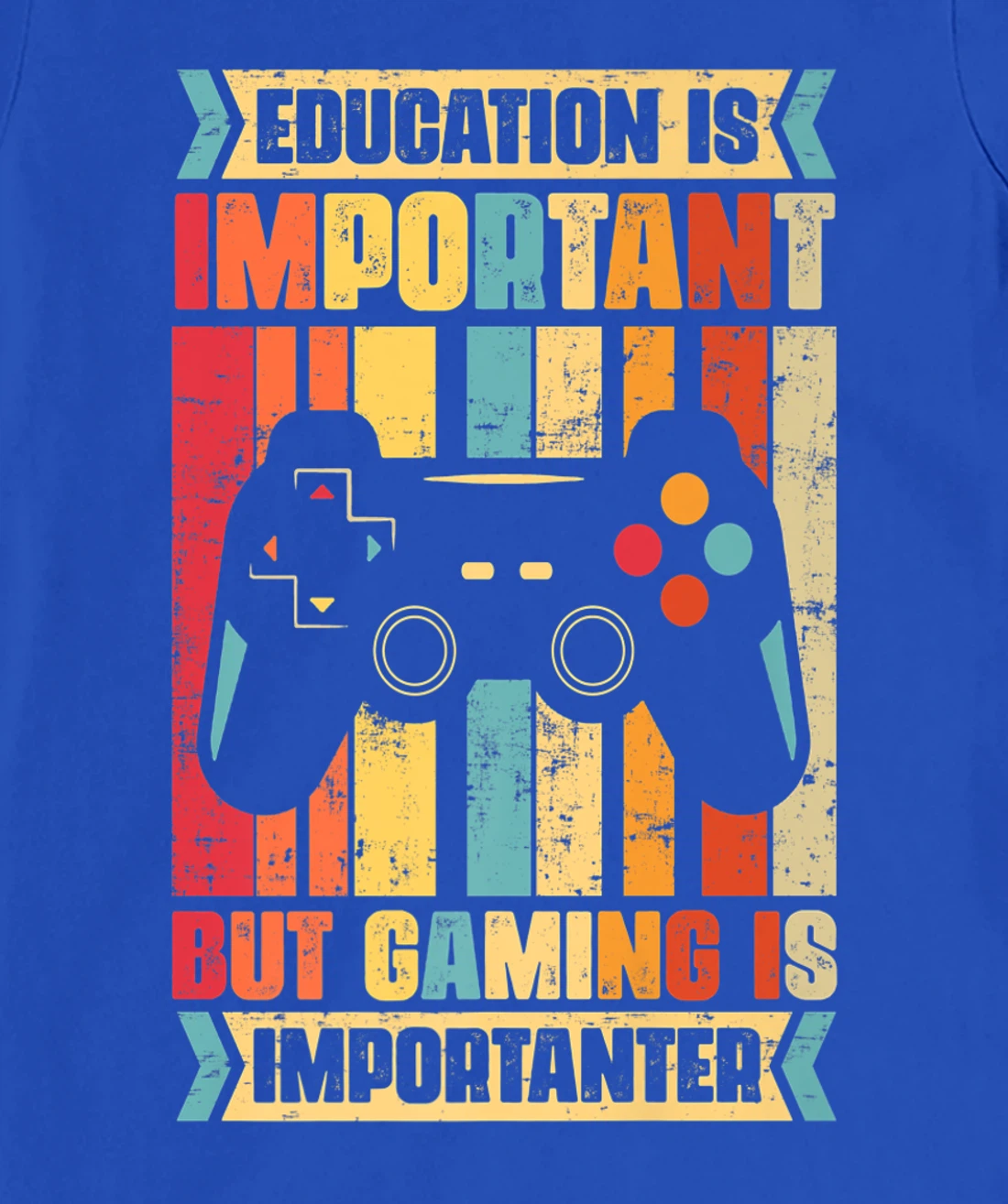 Education Is Important But Gaming Is Importanter Gamer T-Shirt, Women T-Shirt