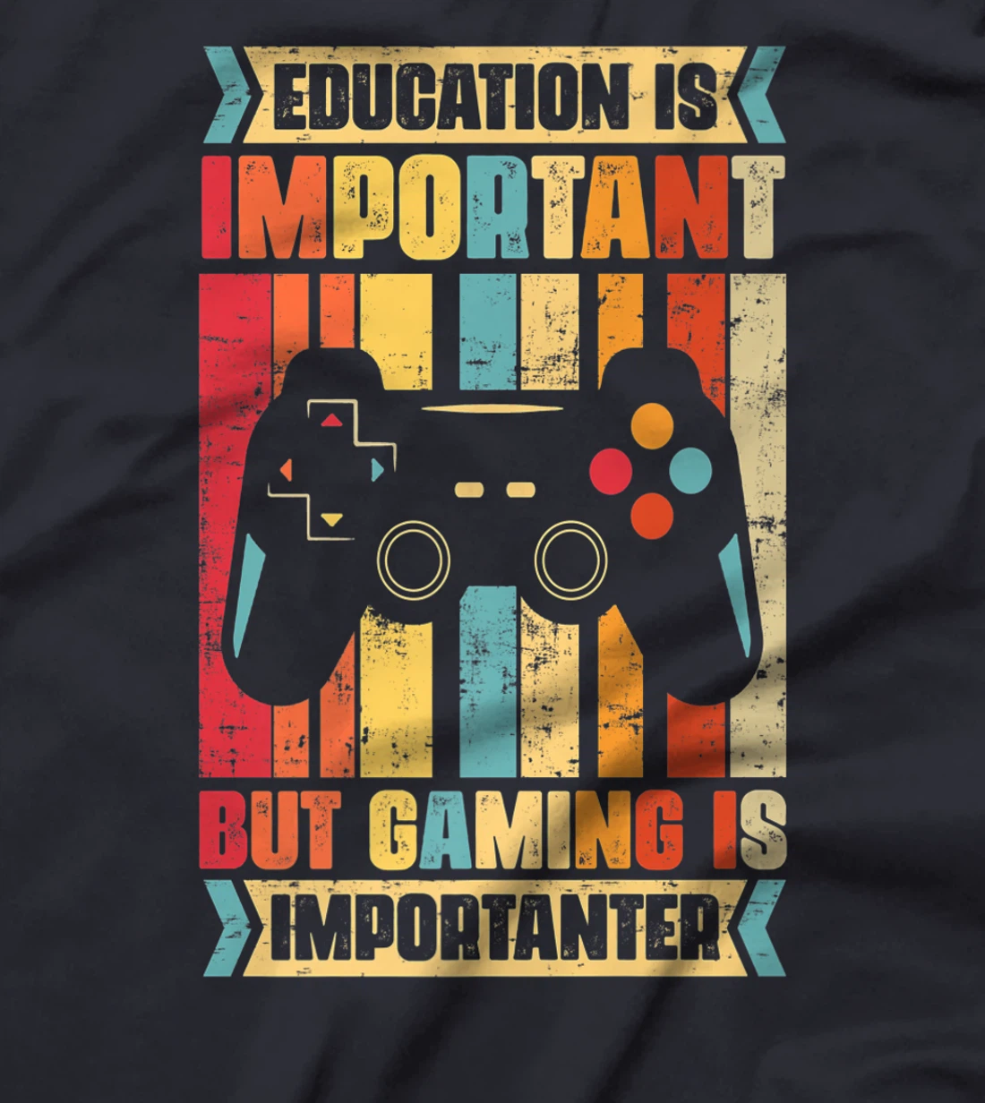 Education Is Important But Gaming Is Importanter Gamer T-Shirt, Women T-Shirt