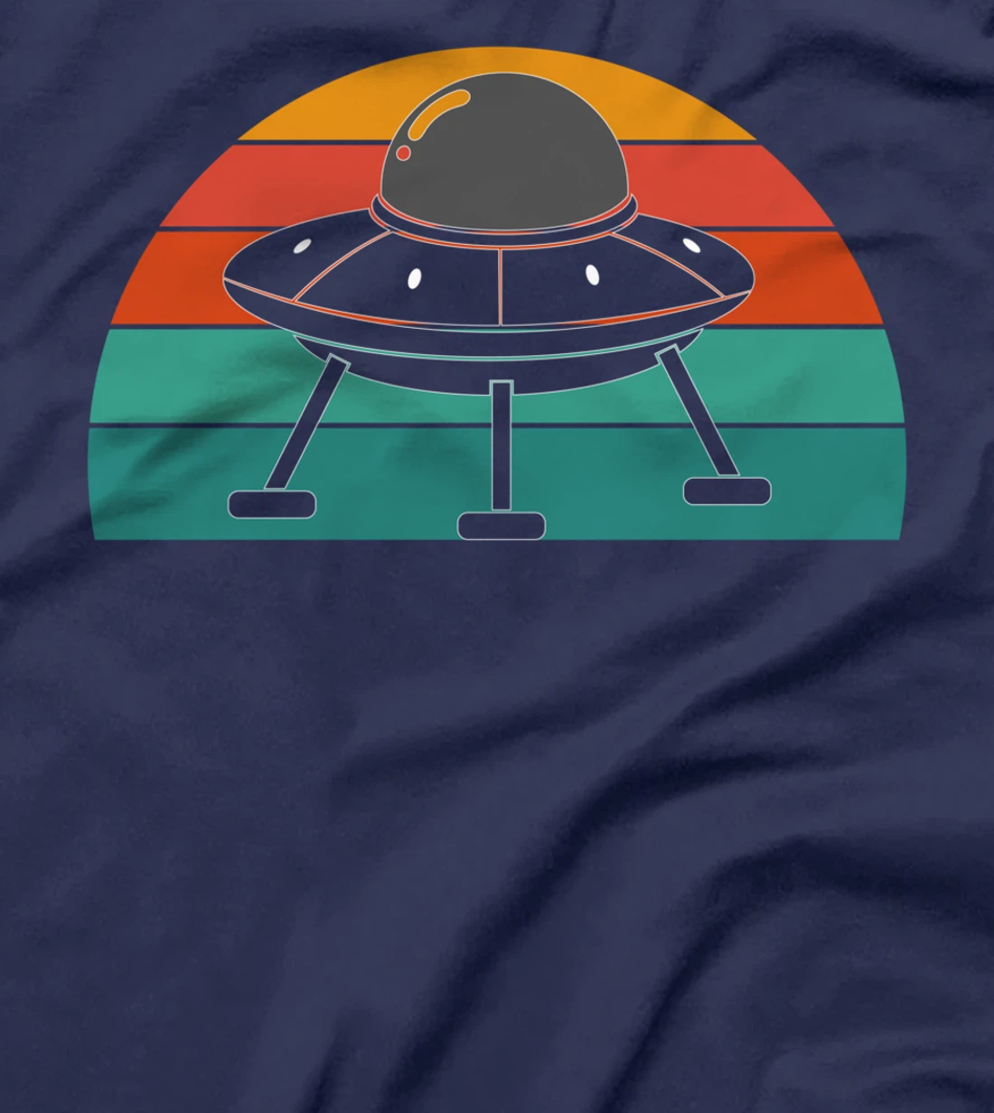 Retro Unidentified Flying Object Sci Fi Alien UFO T-Shirt