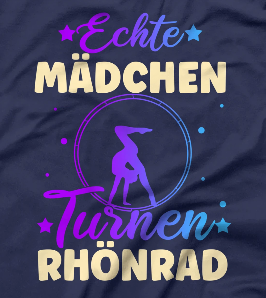 Real girl gymnastics rhönrad gymnsatik gift gymnast T-Shirt