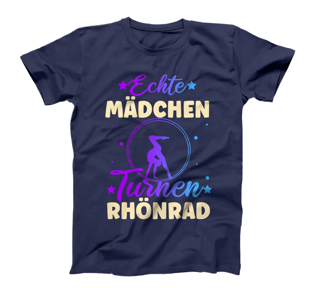 Real girl gymnastics rhönrad gymnsatik gift gymnast T-Shirt