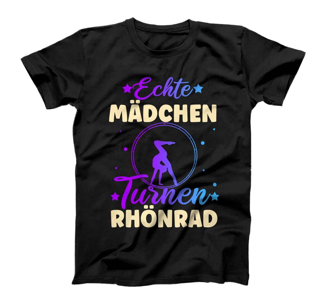 Real girl gymnastics rhönrad gymnsatik gift gymnast T-Shirt