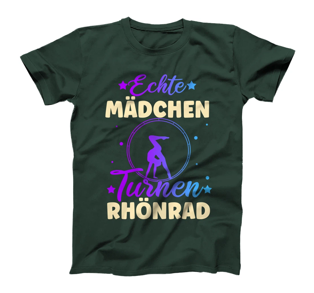 Real girl gymnastics rhönrad gymnsatik gift gymnast T-Shirt