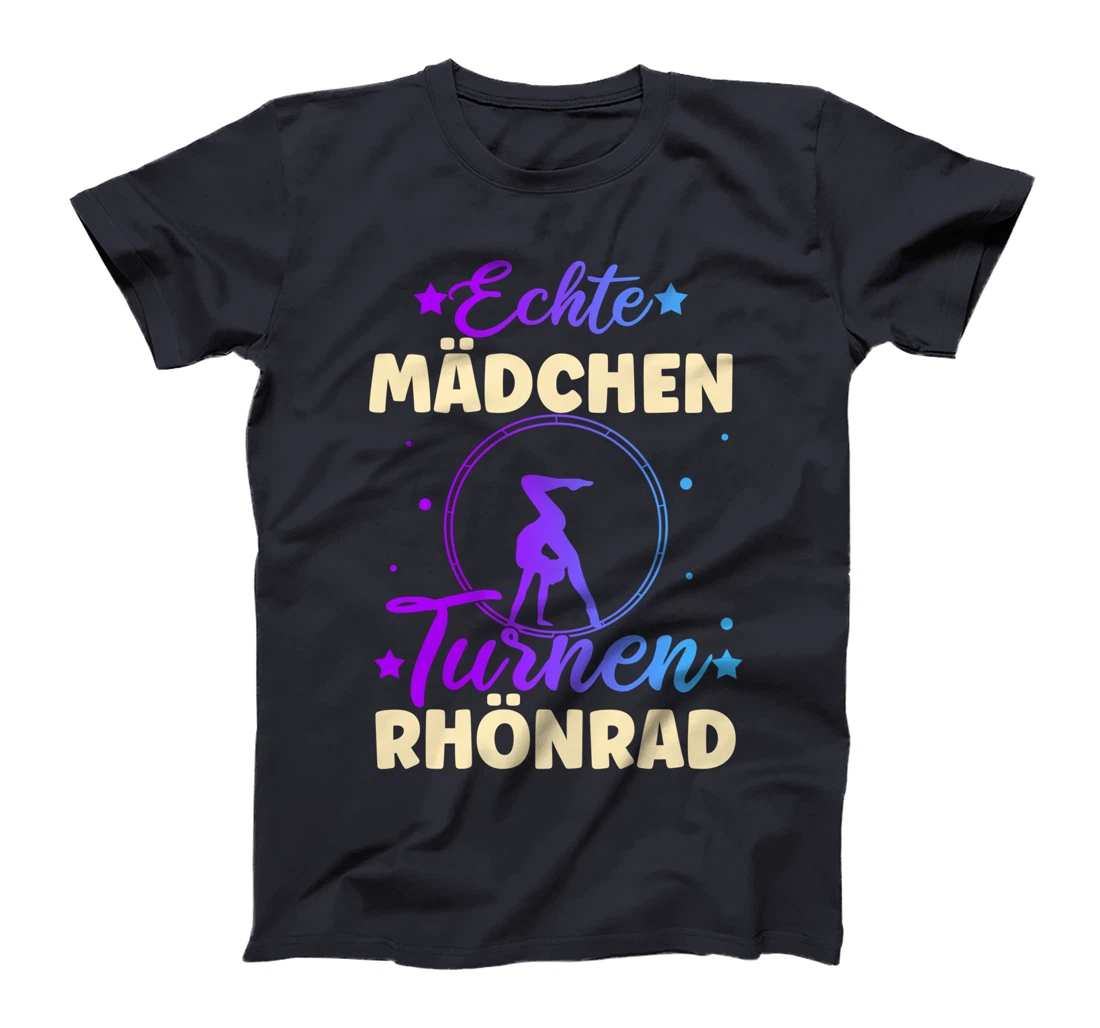 Real girl gymnastics rhönrad gymnsatik gift gymnast T-Shirt