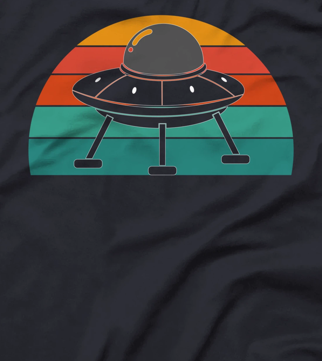 Retro Unidentified Flying Object Sci Fi Alien UFO T-Shirt