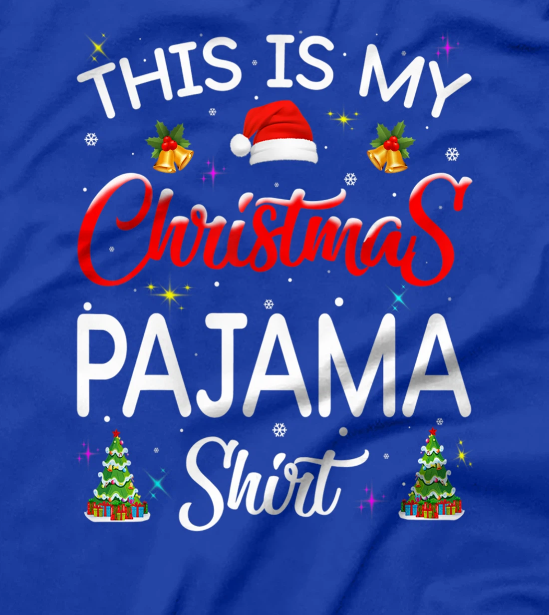 This Is My Christmas Pajamas Shirt Funny Christmas T-Shirt