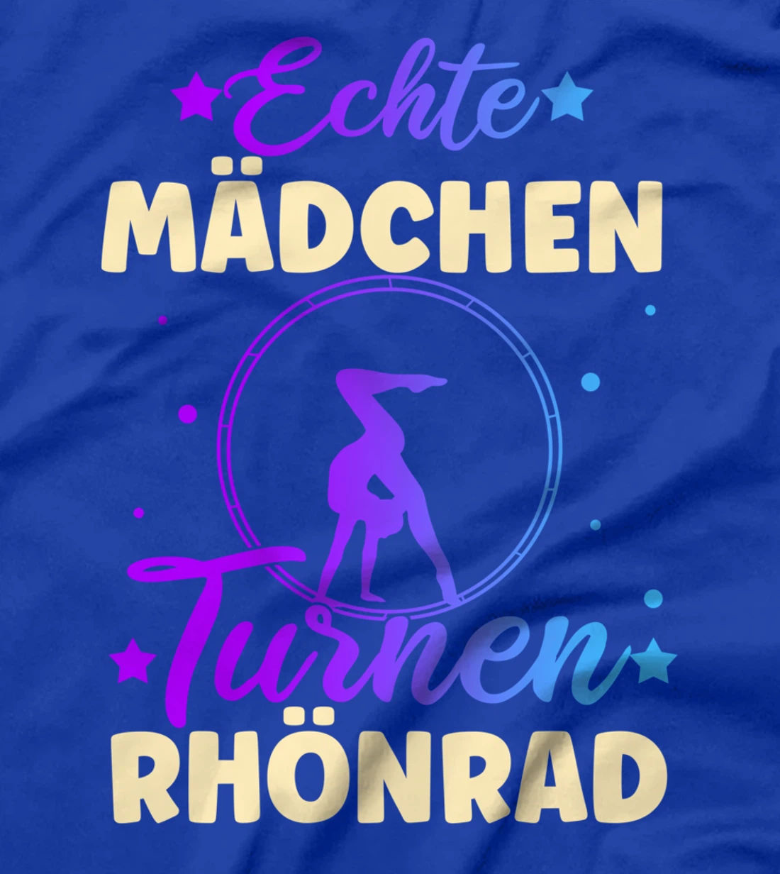 Real girl gymnastics rhönrad gymnsatik gift gymnast T-Shirt