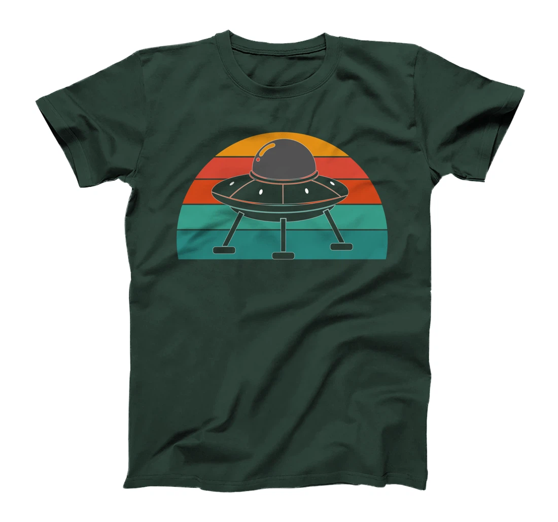 Retro Unidentified Flying Object Sci Fi Alien UFO T-Shirt