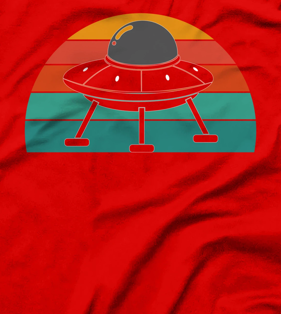Retro Unidentified Flying Object Sci Fi Alien UFO T-Shirt