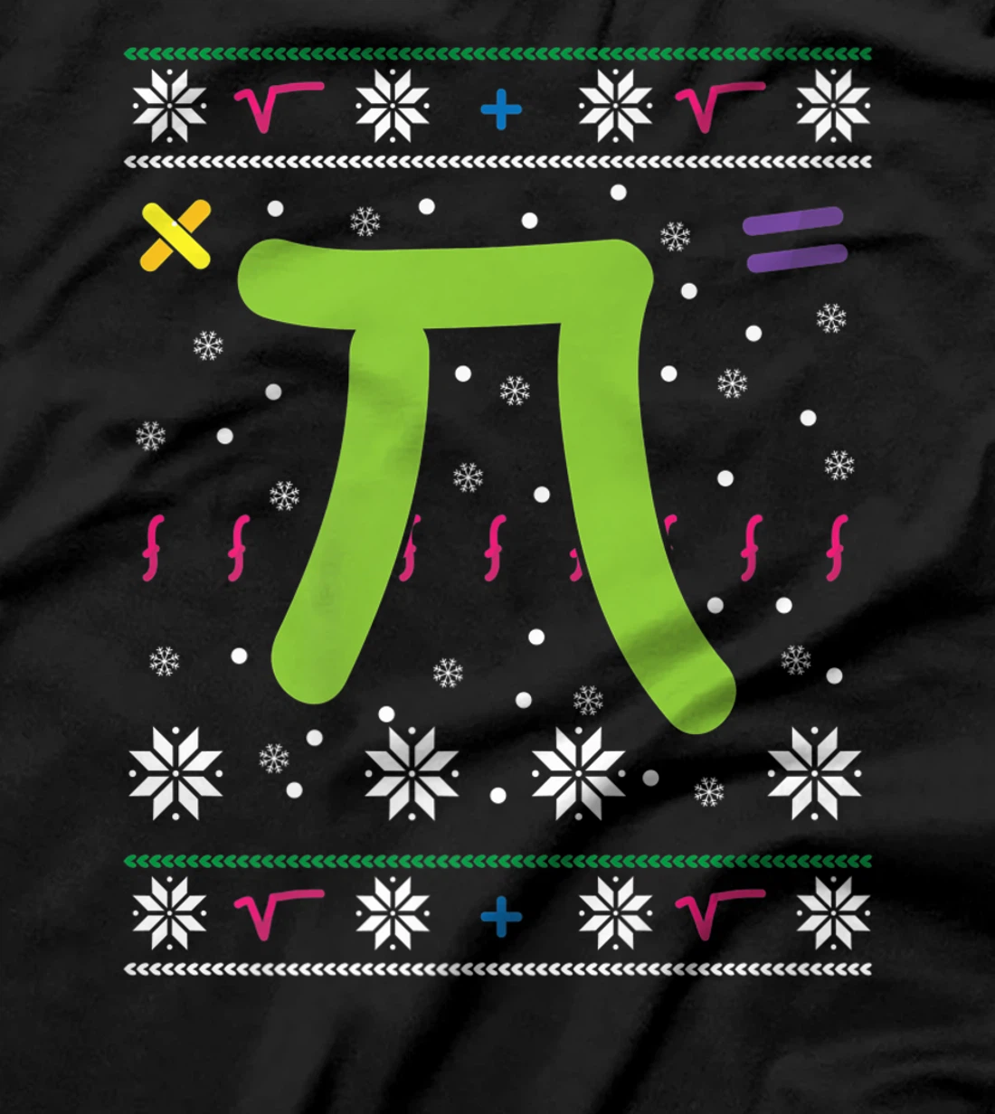 Pi Number - Christmas Math Lover Holiday Season Math Number T-Shirt, Women T-Shirt