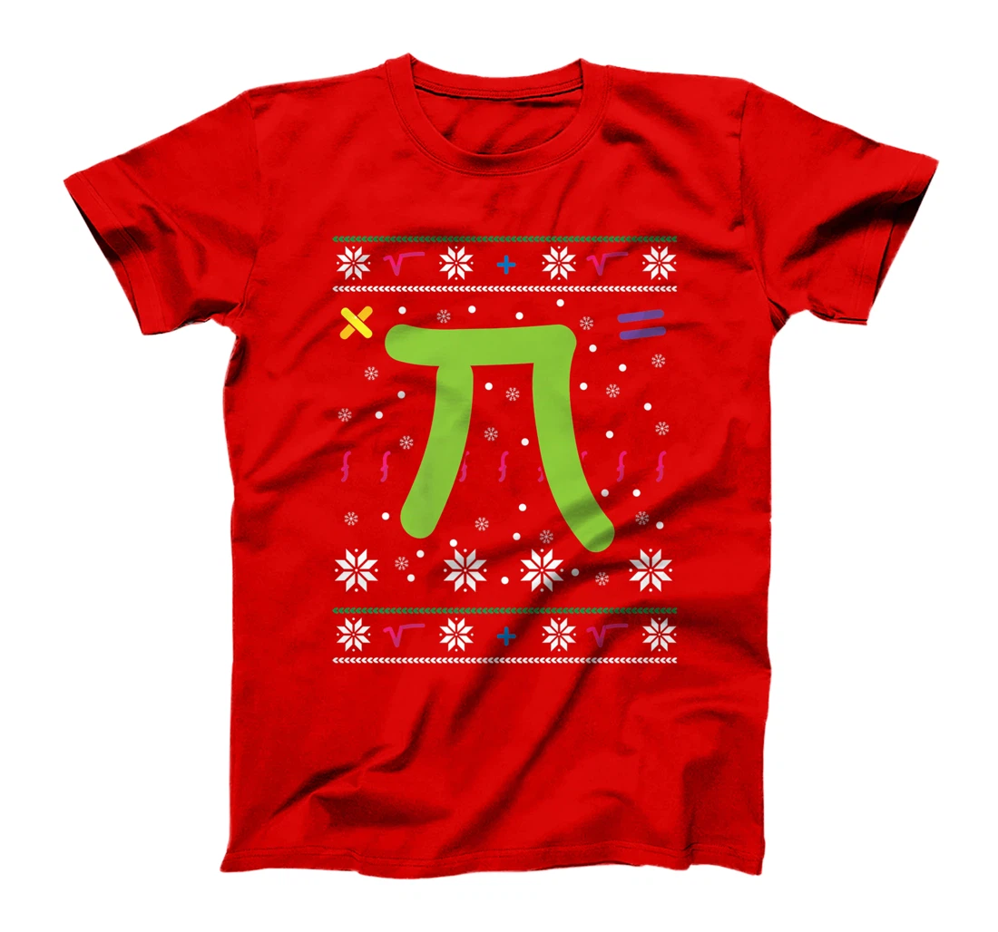 Pi Number - Christmas Math Lover Holiday Season Math Number T-Shirt, Women T-Shirt
