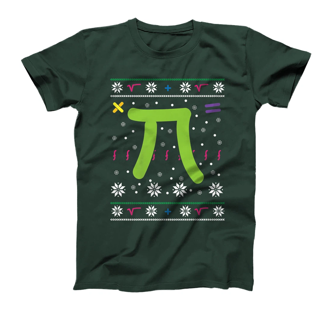Pi Number - Christmas Math Lover Holiday Season Math Number T-Shirt, Women T-Shirt