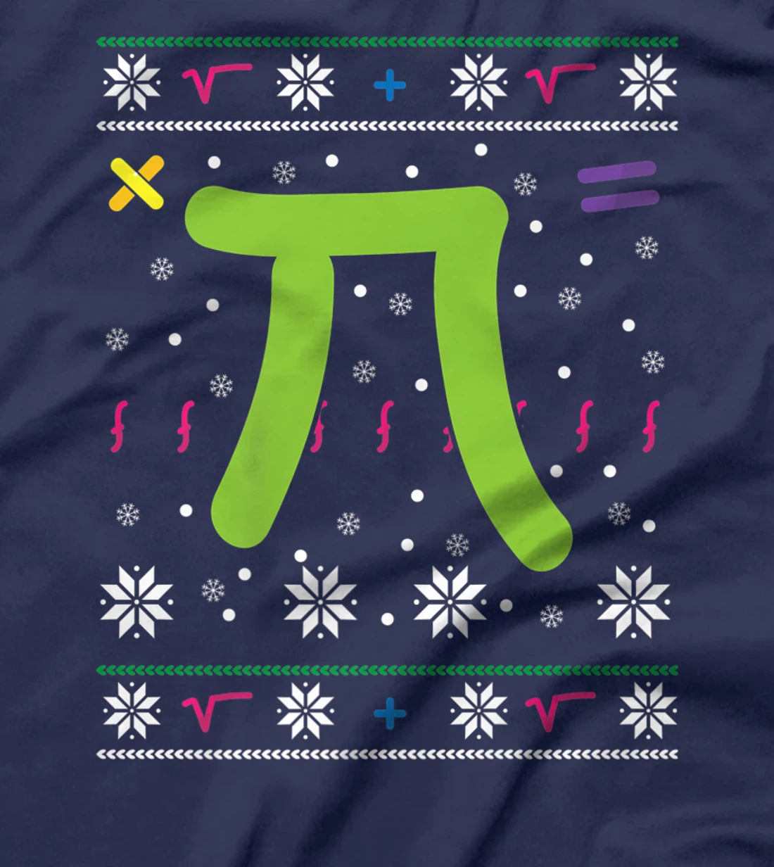 Pi Number - Christmas Math Lover Holiday Season Math Number T-Shirt, Women T-Shirt