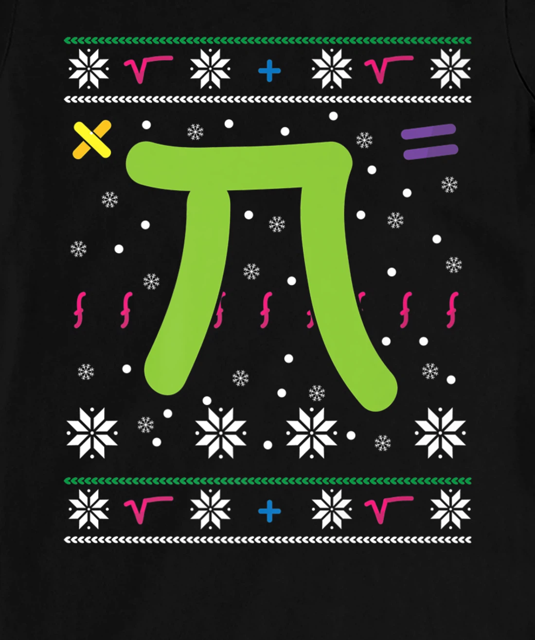 Pi Number - Christmas Math Lover Holiday Season Math Number T-Shirt, Women T-Shirt