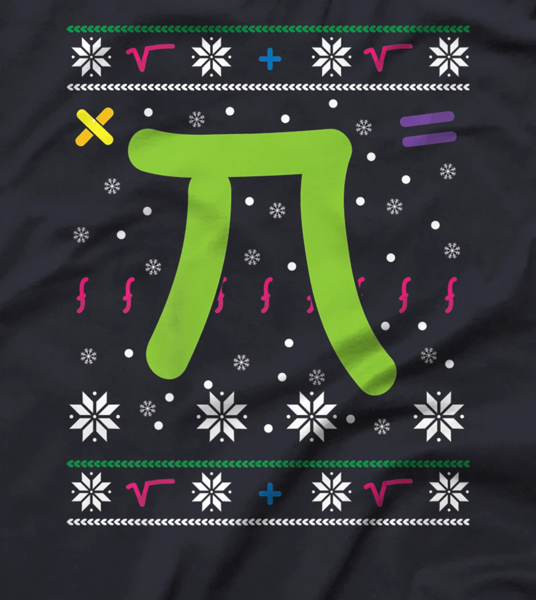 Pi Number - Christmas Math Lover Holiday Season Math Number T-Shirt, Women T-Shirt