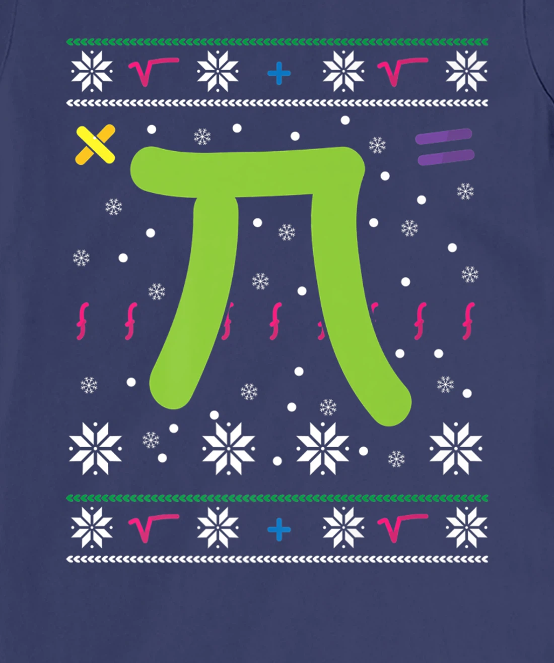 Pi Number - Christmas Math Lover Holiday Season Math Number T-Shirt, Women T-Shirt