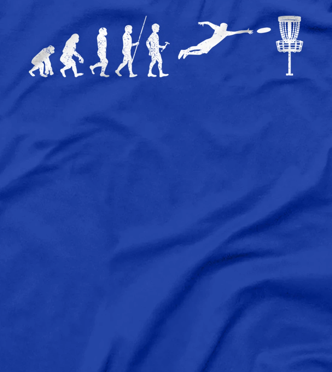 Disc Golf Evolution Sport Frisbee Fans Gift Disc Golfer T-Shirt