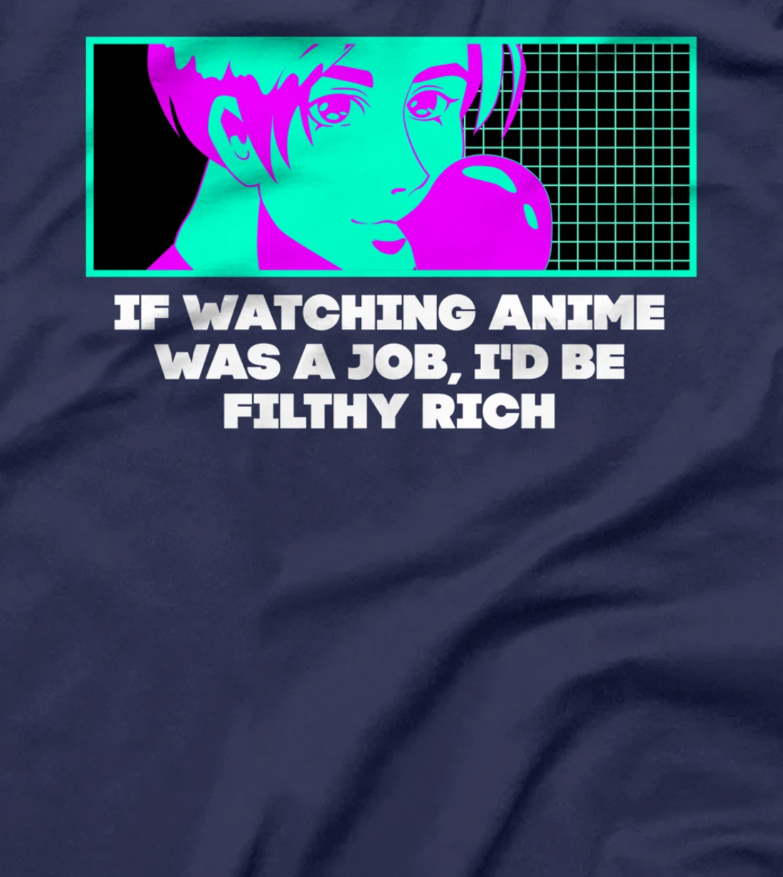 If Watching Anime Was a Job Funny Japanese Humor Japan T-Shirt