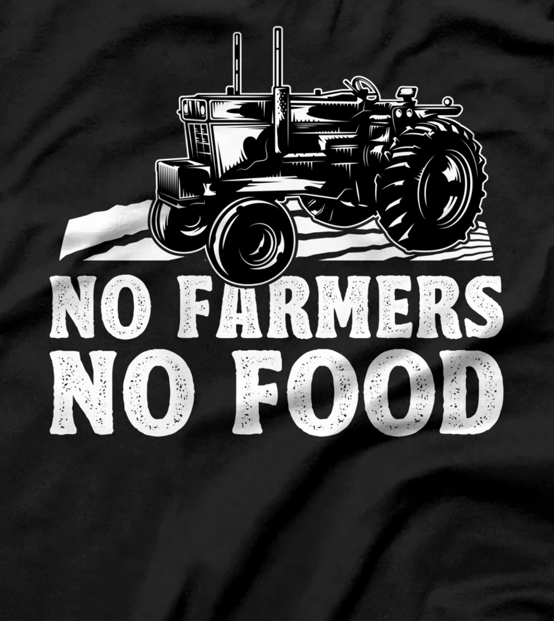 Farming No Farmers No Food Farmer Tractor Driver T-Shirt