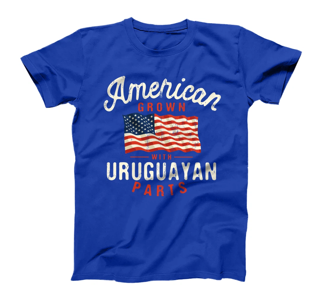 American Grown with Uruguayan Parts Patriotic Nationality T-Shirt