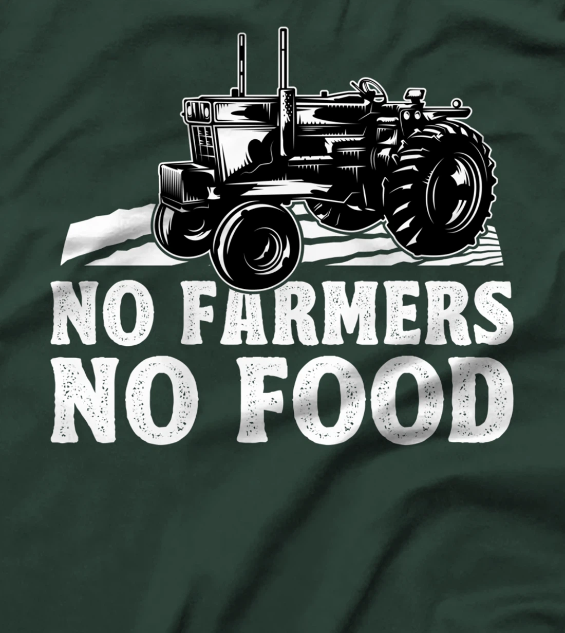 Farming No Farmers No Food Farmer Tractor Driver T-Shirt