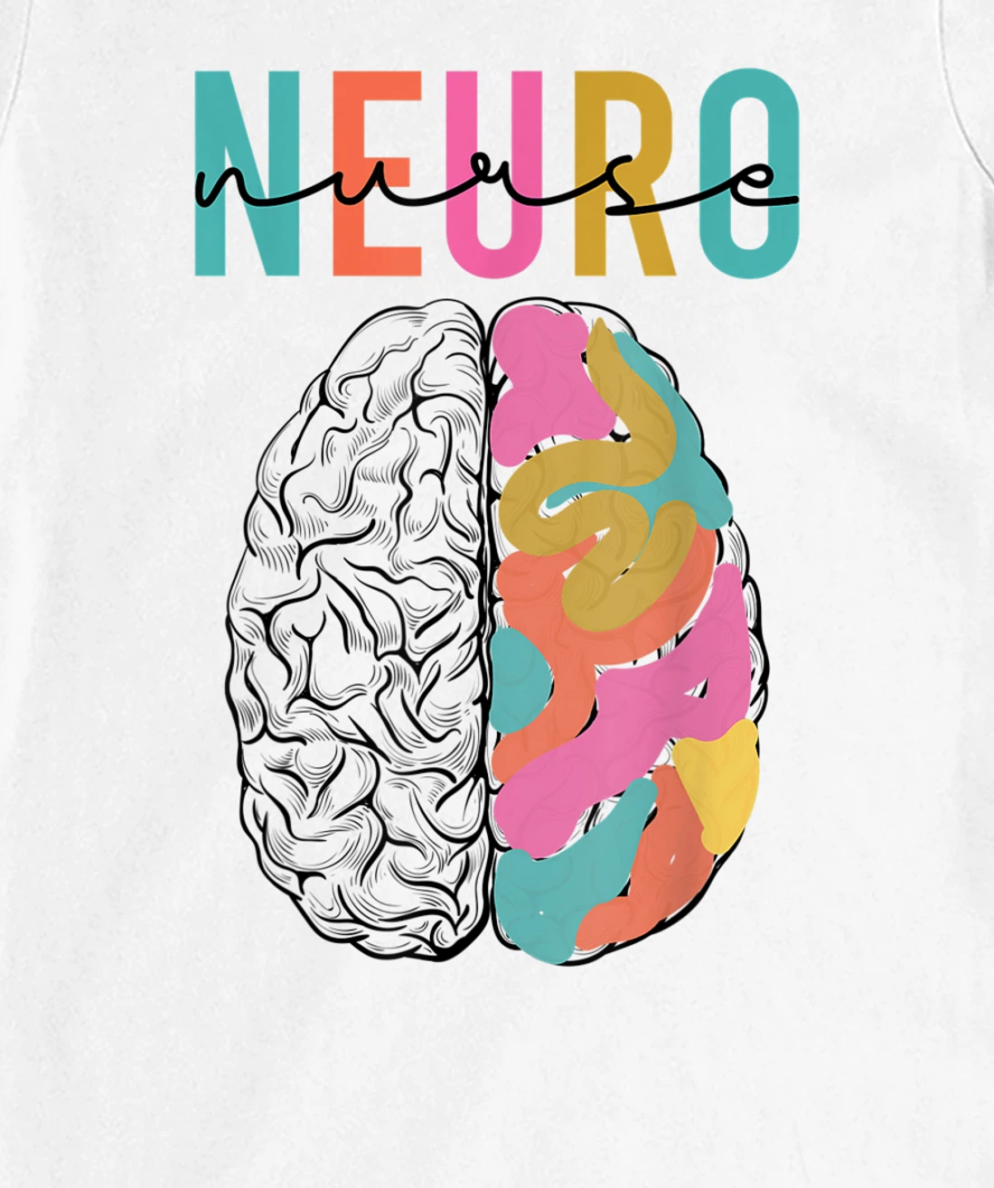 Neurosurgery Neurology Neuro Tech Trauma Icu Stroke Nurse T-Shirt, Women T-Shirt