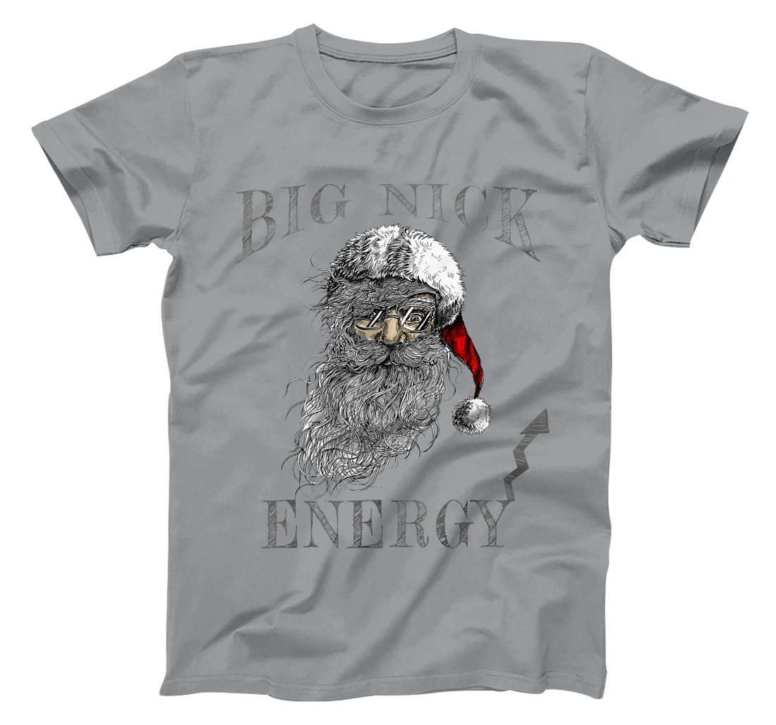 Funny Big Nick Energy Christmas Santa Family Matching Pajama T-Shirt, Women T-Shirt