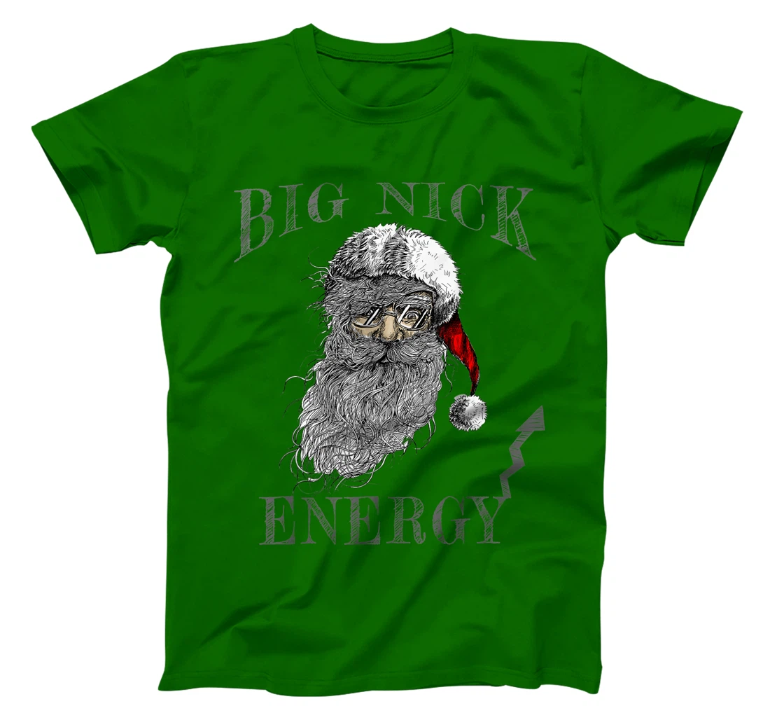 Funny Big Nick Energy Christmas Santa Family Matching Pajama T-Shirt, Women T-Shirt