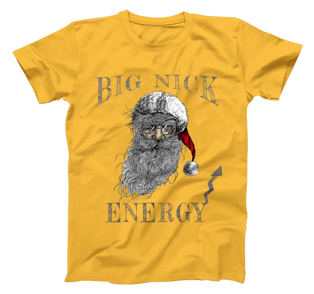 Funny Big Nick Energy Christmas Santa Family Matching Pajama T-Shirt, Women T-Shirt