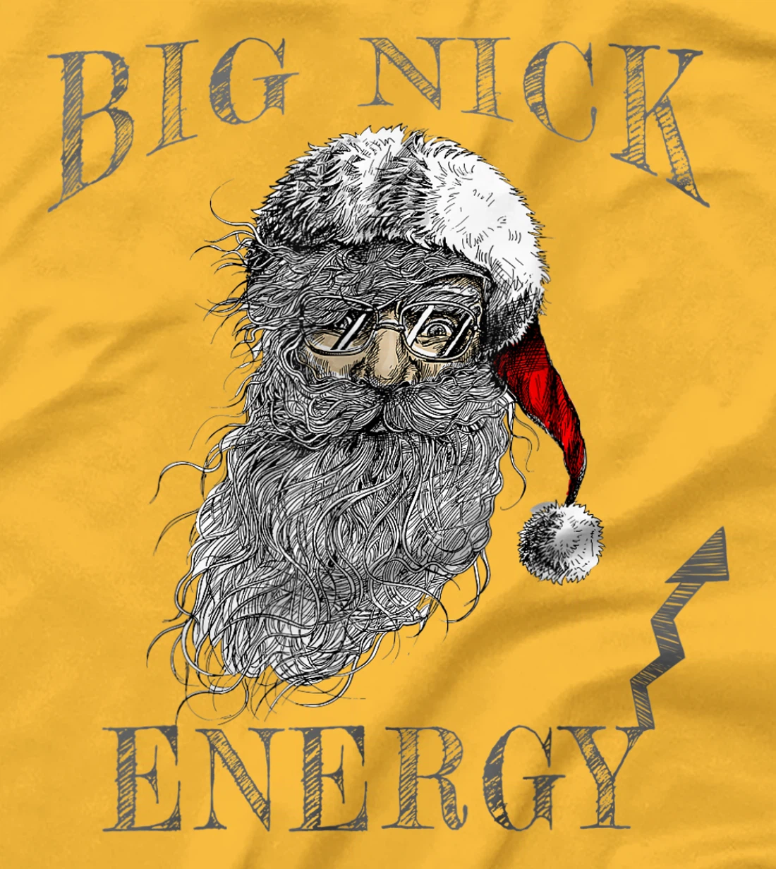Funny Big Nick Energy Christmas Santa Family Matching Pajama T-Shirt, Women T-Shirt
