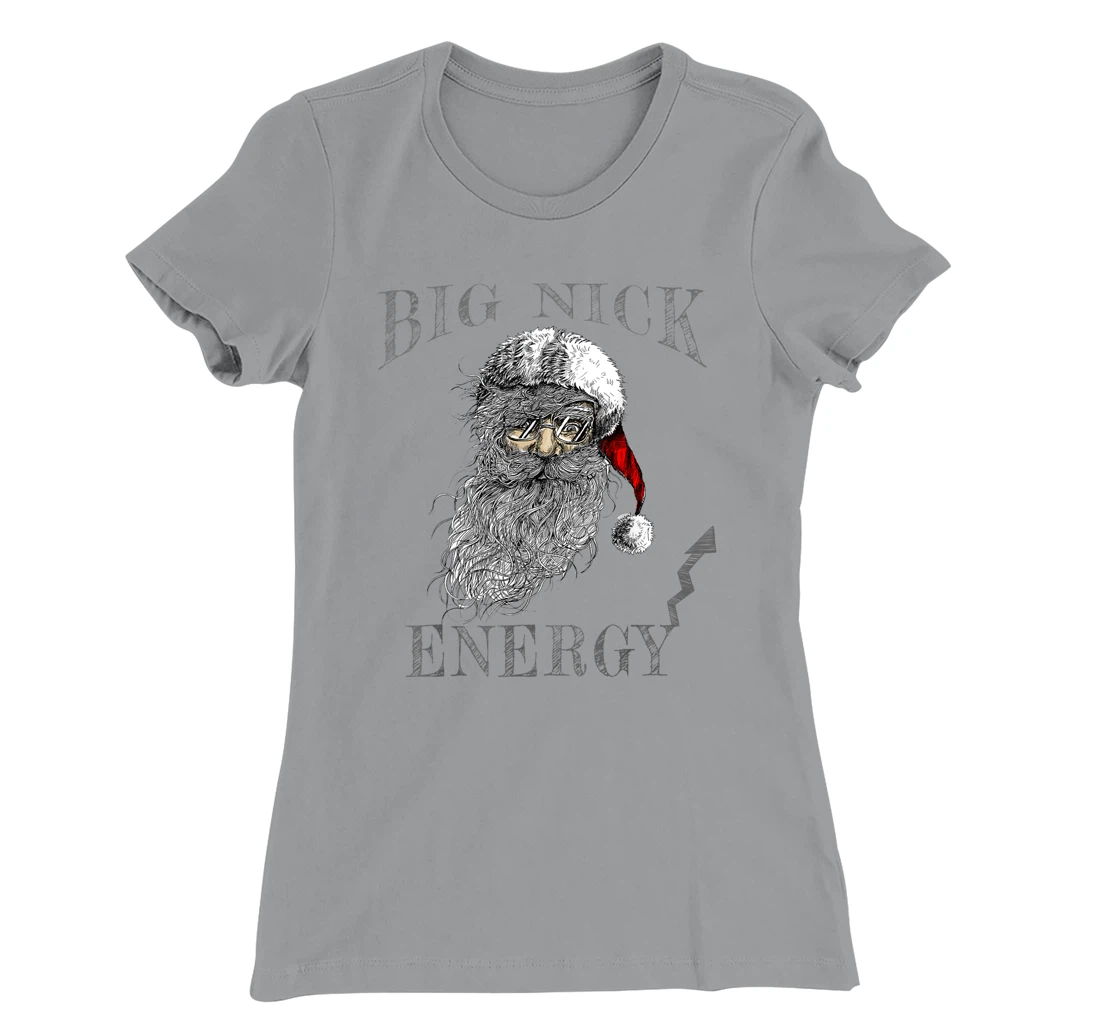 Funny Big Nick Energy Christmas Santa Family Matching Pajama T-Shirt, Women T-Shirt