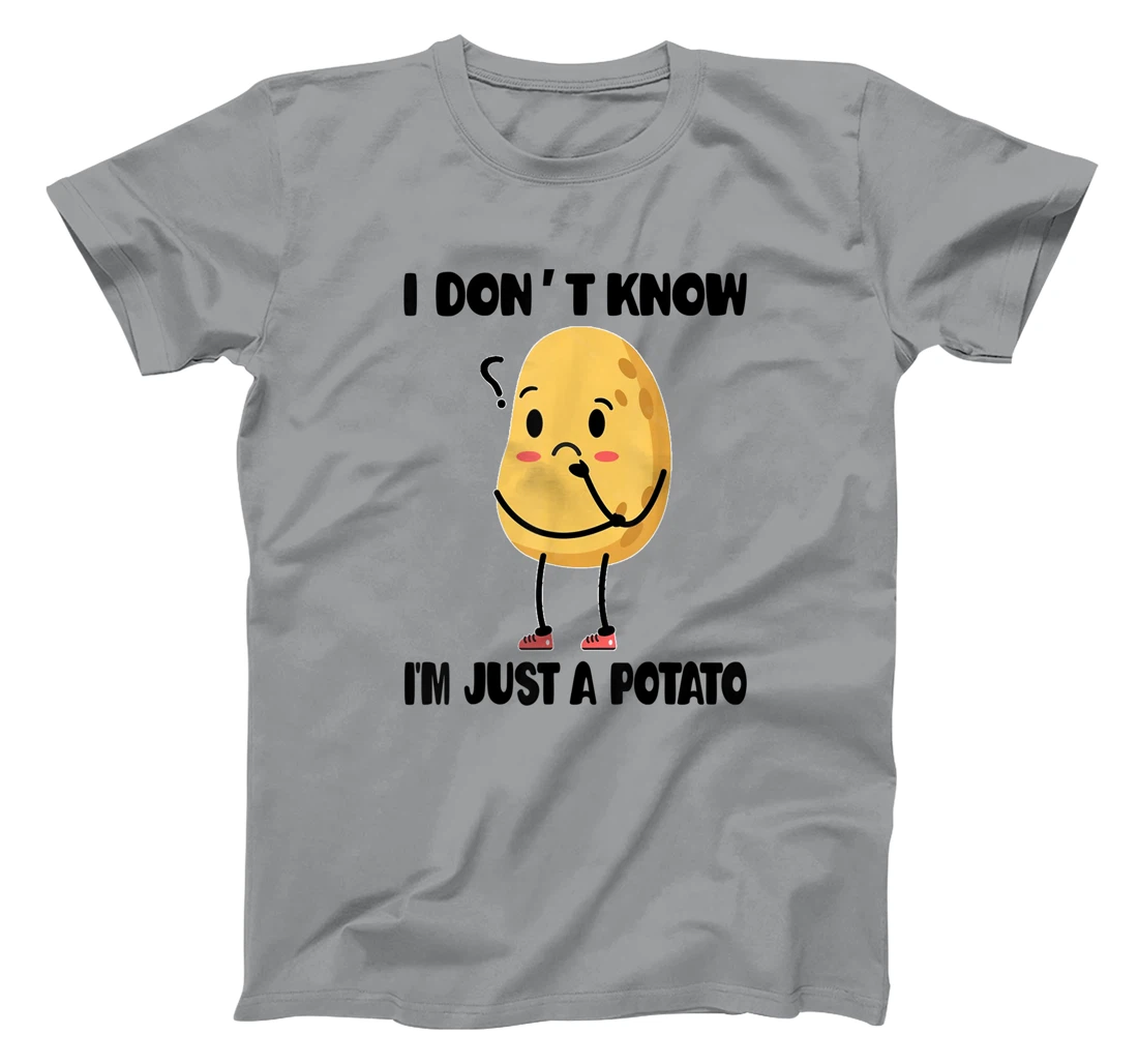 Cute Kawaii Potatoes I Don't Know I'm Just a Potato T-Shirt, Kid T-Shirt and Women T-Shirt
