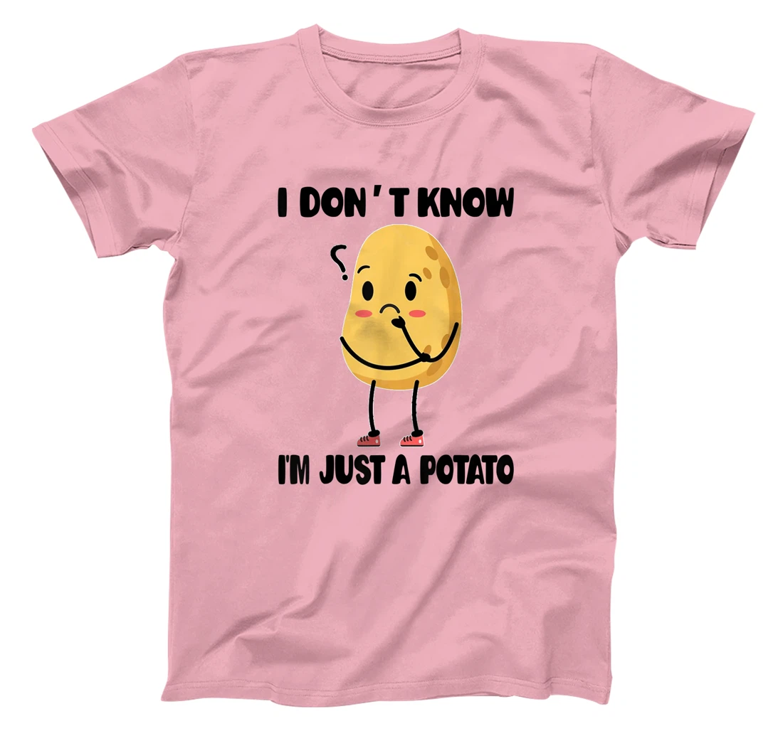 Cute Kawaii Potatoes I Don't Know I'm Just a Potato T-Shirt, Kid T-Shirt and Women T-Shirt