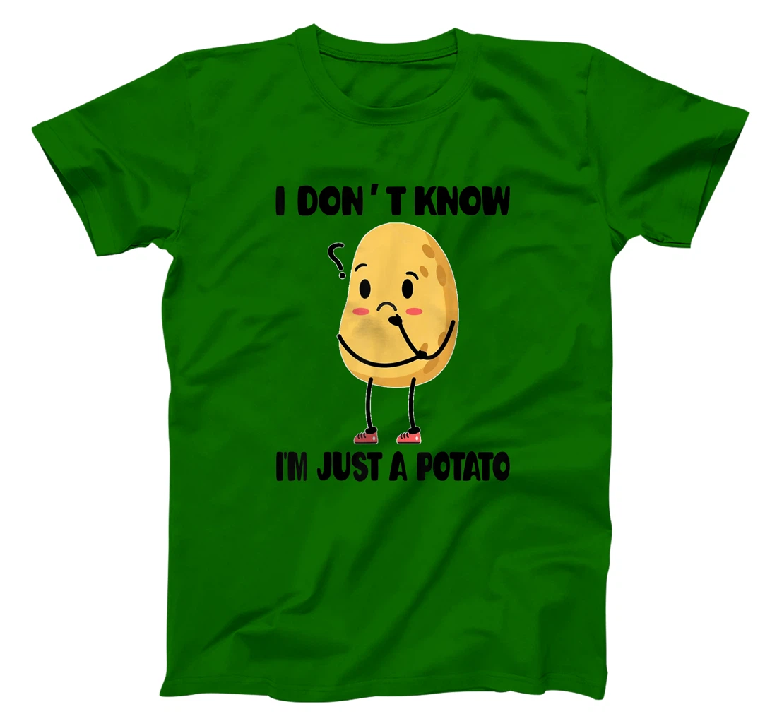 Cute Kawaii Potatoes I Don't Know I'm Just a Potato T-Shirt, Kid T-Shirt and Women T-Shirt