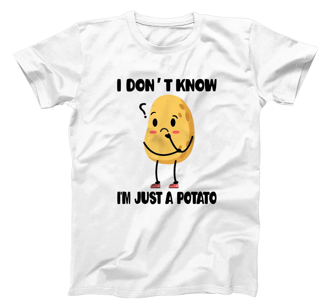 Cute Kawaii Potatoes I Don't Know I'm Just a Potato T-Shirt, Kid T-Shirt and Women T-Shirt