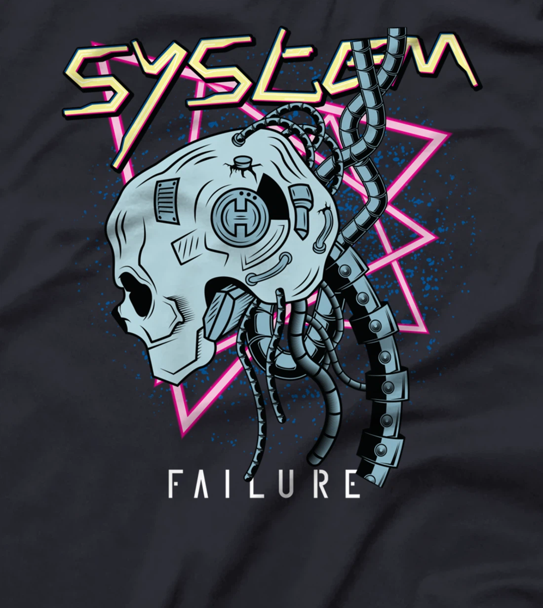 System Failure Neurolink Cyberpunk T-Shirt