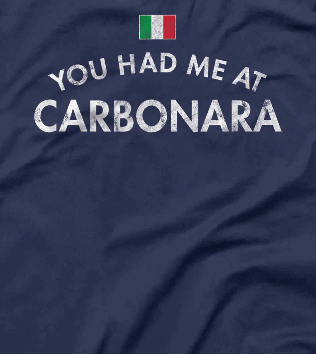 Carbonara Italian Pasta Dish Rome Egg Hard Cheese Cured Pork T-Shirt, Women T-Shirt