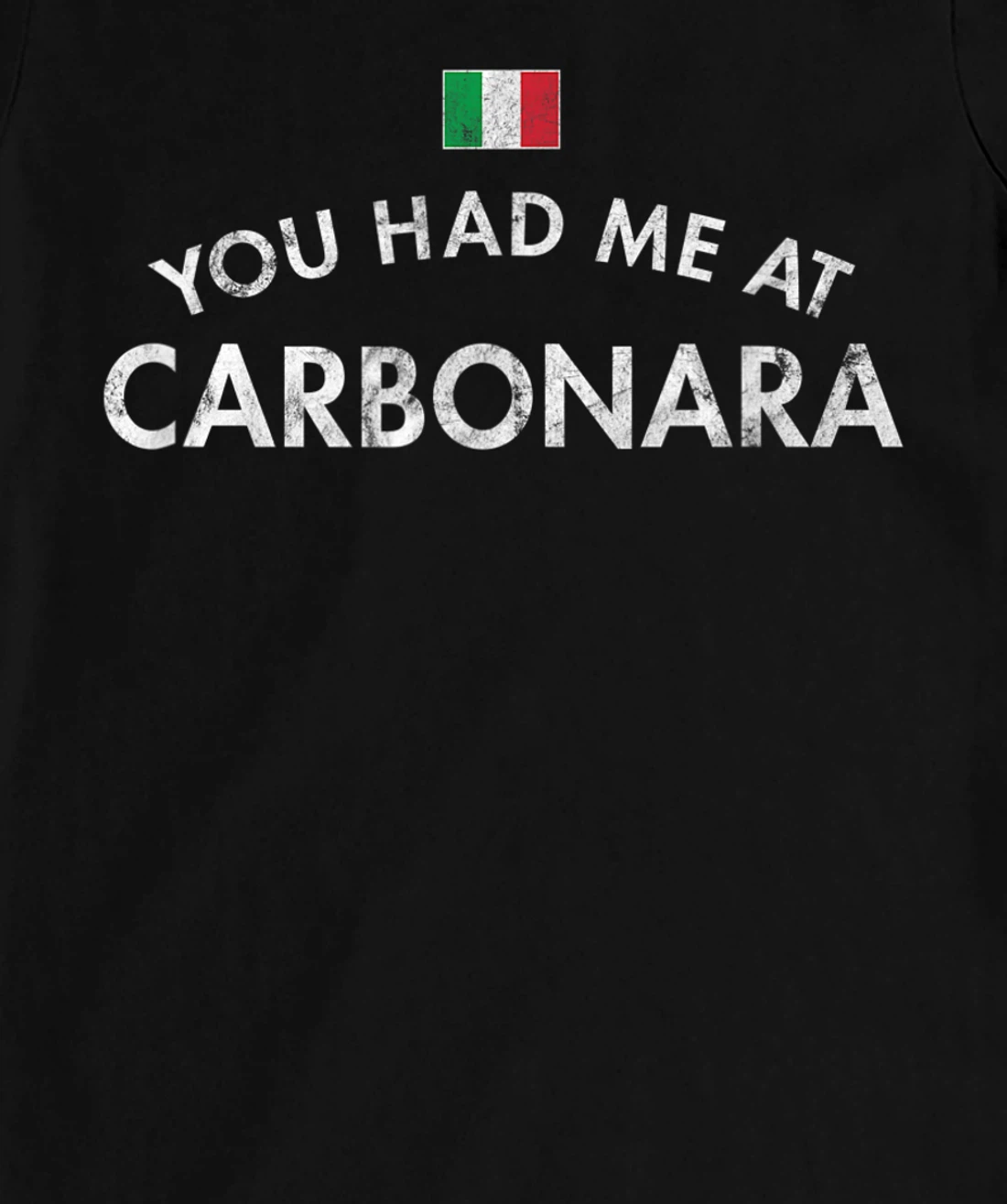 Carbonara Italian Pasta Dish Rome Egg Hard Cheese Cured Pork T-Shirt, Women T-Shirt