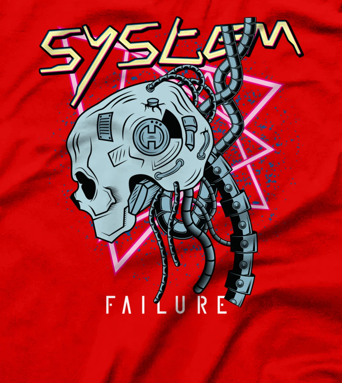 System Failure Neurolink Cyberpunk T-Shirt