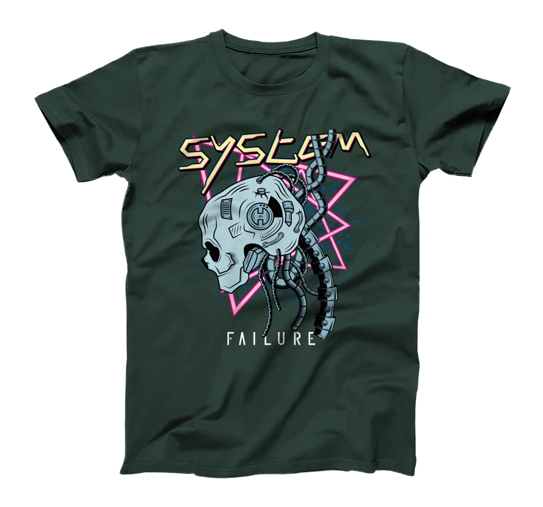 System Failure Neurolink Cyberpunk T-Shirt