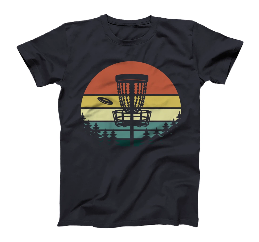 Disc Golf Retro Vintage Sunset T-Shirt
