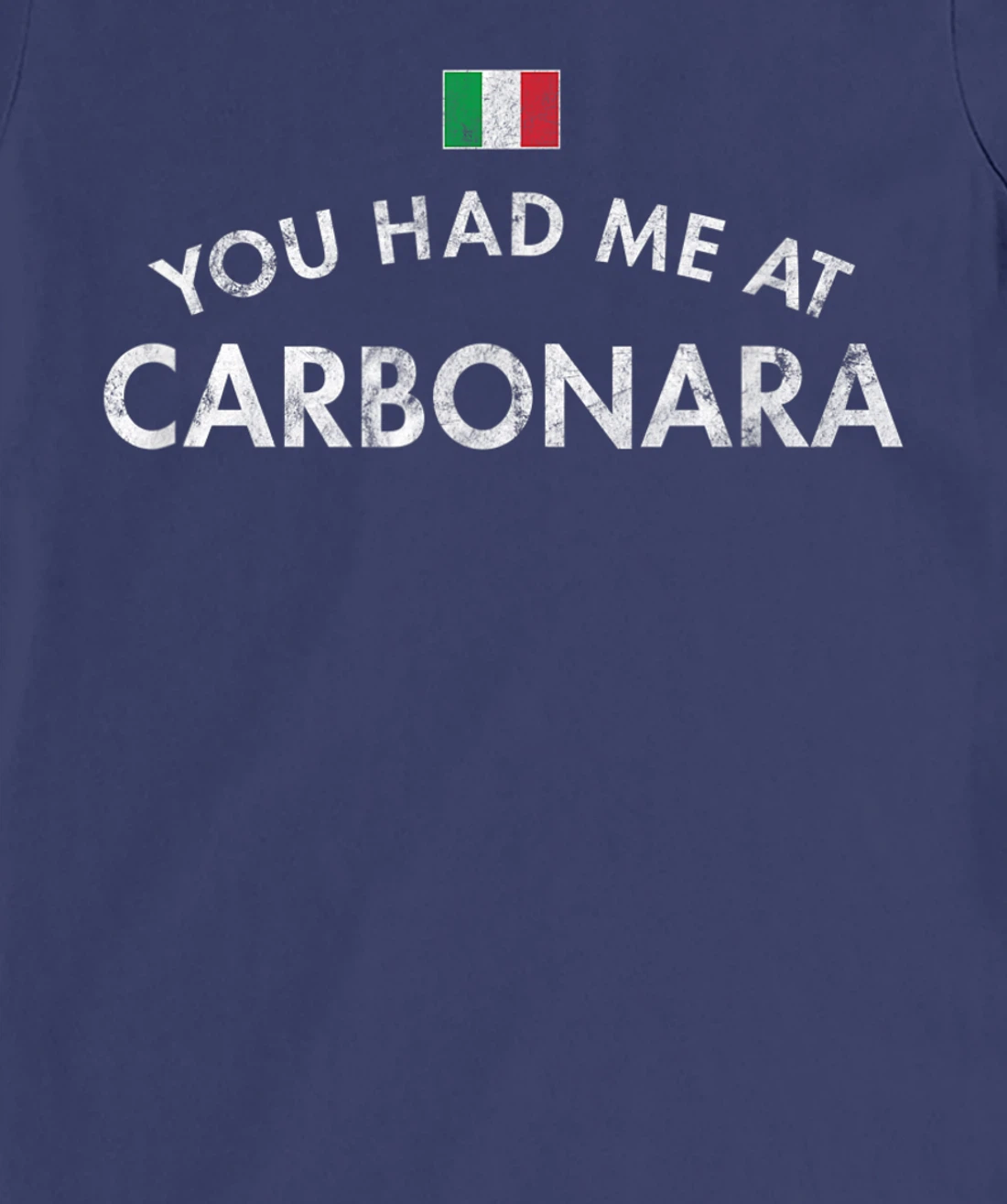 Carbonara Italian Pasta Dish Rome Egg Hard Cheese Cured Pork T-Shirt, Women T-Shirt