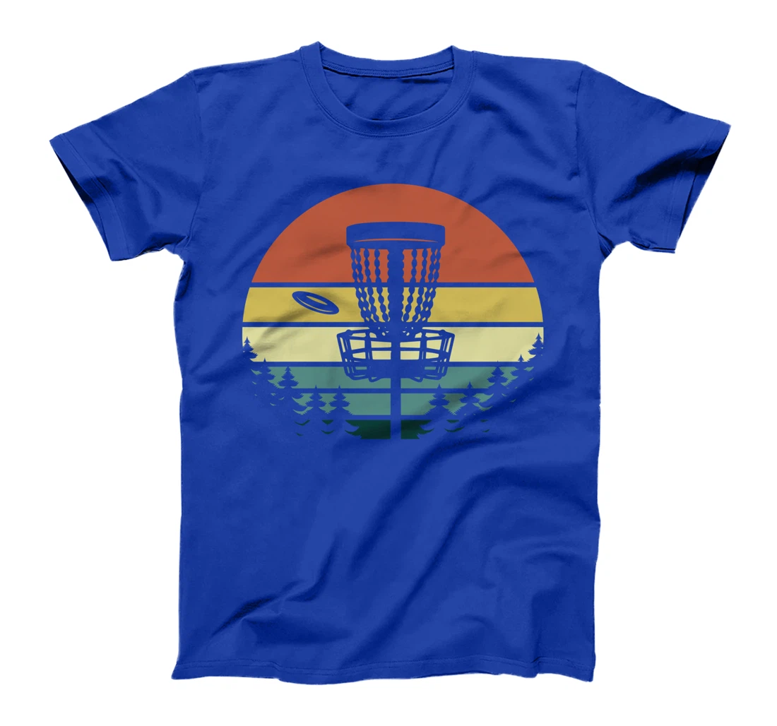 Disc Golf Retro Vintage Sunset T-Shirt
