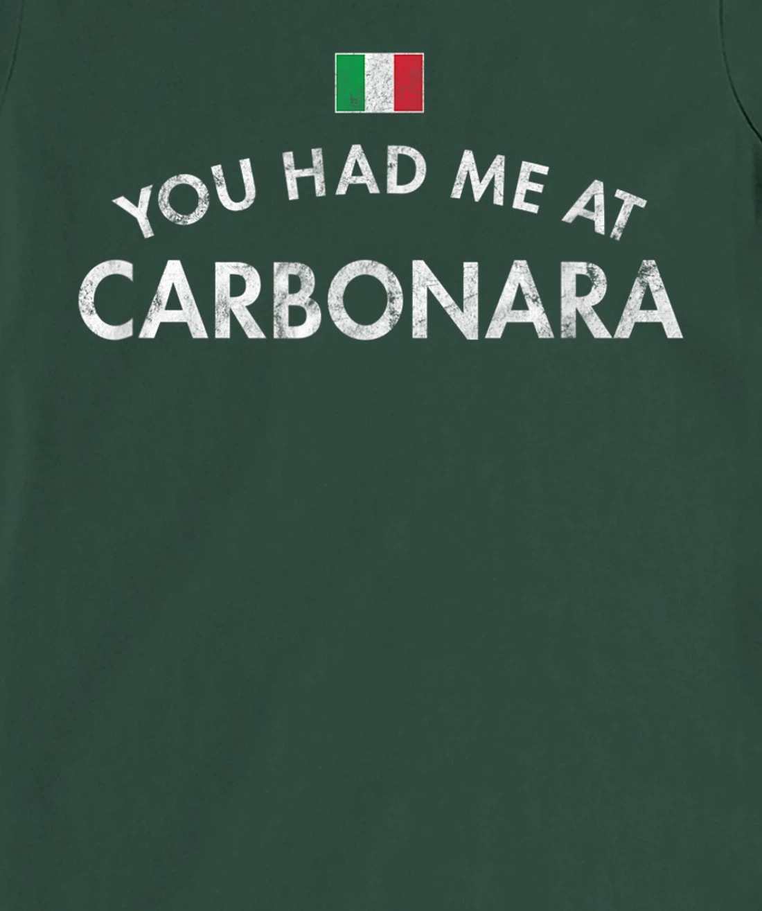 Carbonara Italian Pasta Dish Rome Egg Hard Cheese Cured Pork T-Shirt, Women T-Shirt