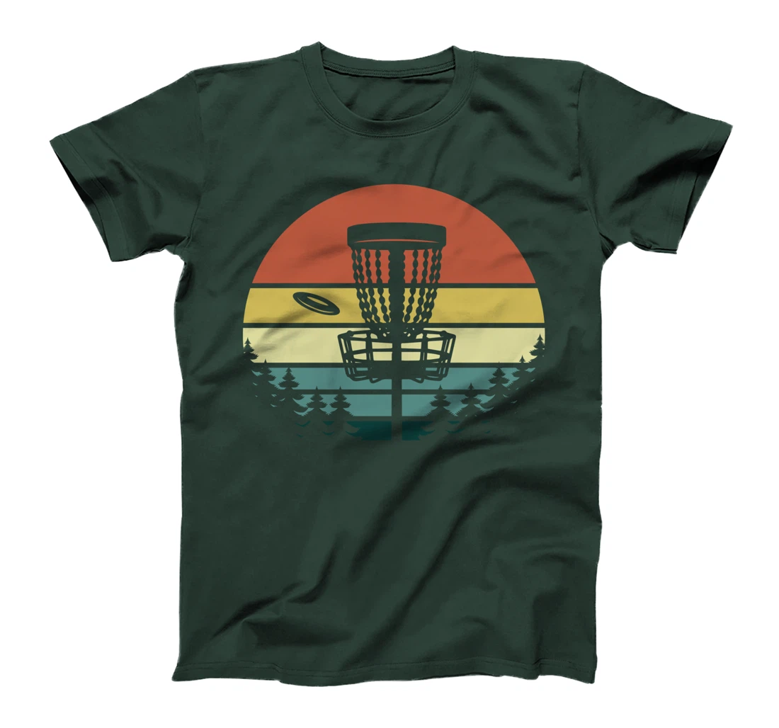 Disc Golf Retro Vintage Sunset T-Shirt
