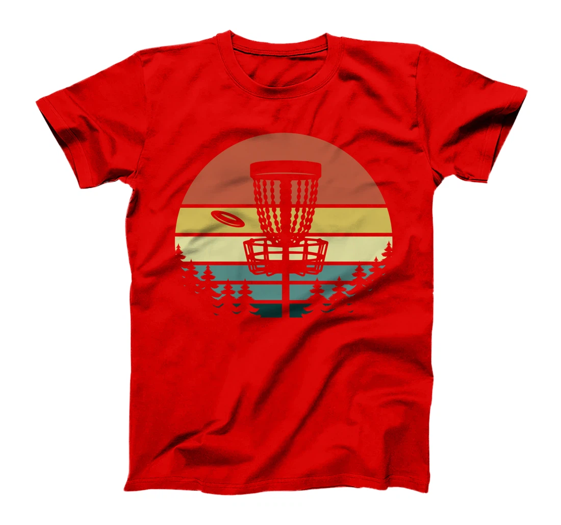 Disc Golf Retro Vintage Sunset T-Shirt