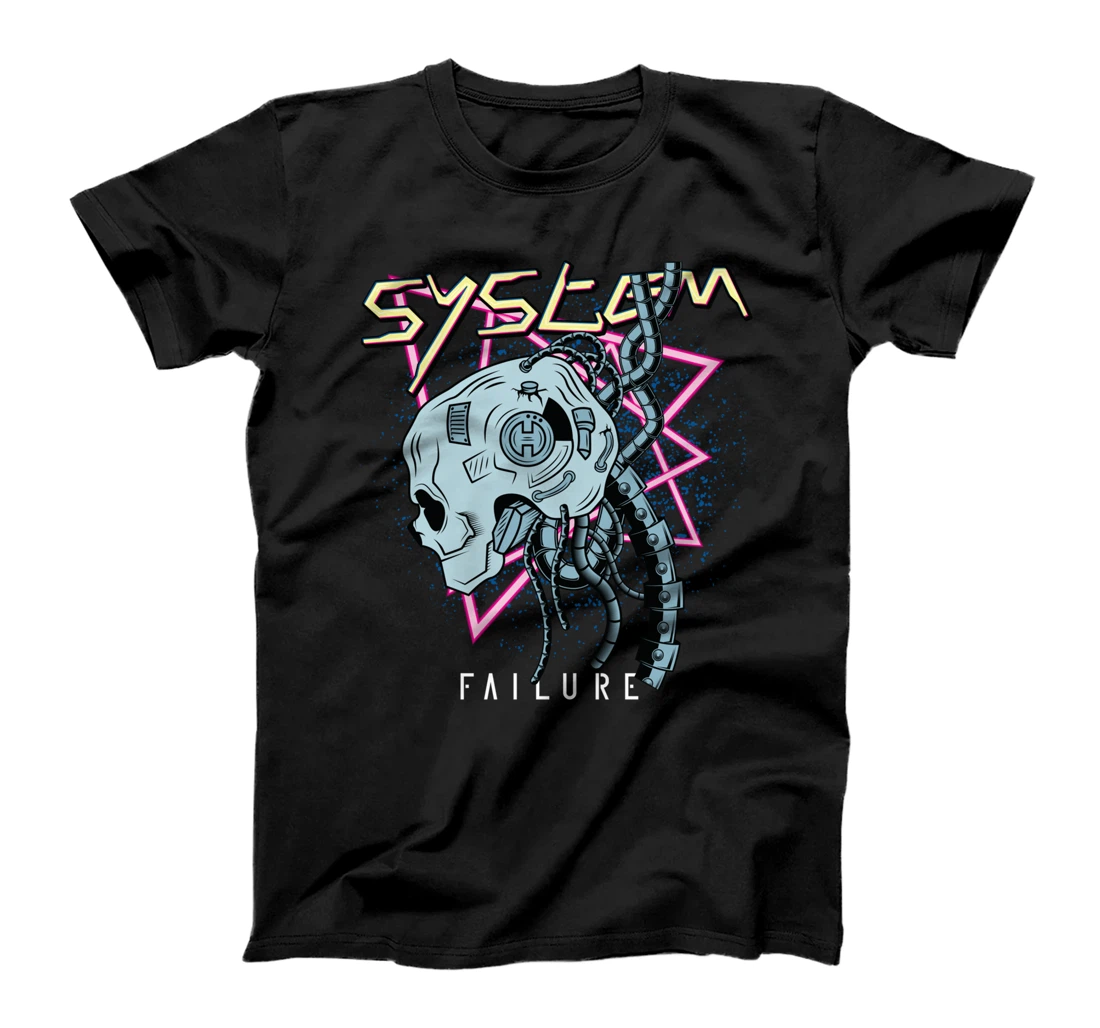 System Failure Neurolink Cyberpunk T-Shirt